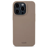 Holdit iPhone 14 Pro Slim Plastic Case - Mocha Brown