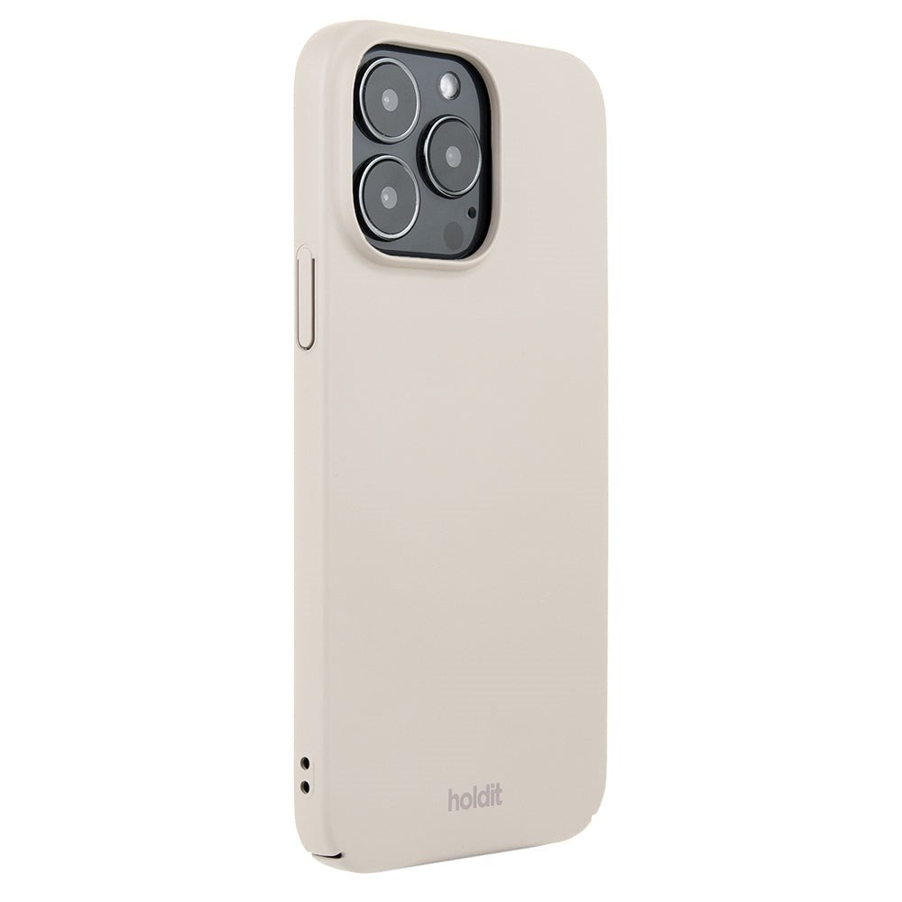 Holdit iPhone 14 Pro Max Slim Plastic Case - Light Beige