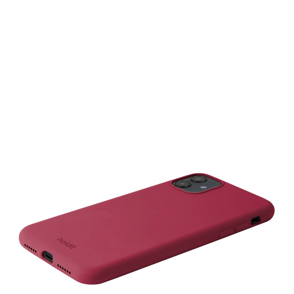 Holdit iPhone 11 Soft Touch Silikone Case - Red Velvet