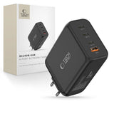 Tech-Protect 240W Wall Charger w. 3x USB-C & 1x USB-A - Black