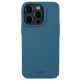 Holdit iPhone 15 Pro Slim Plastic Case - Denim Blue