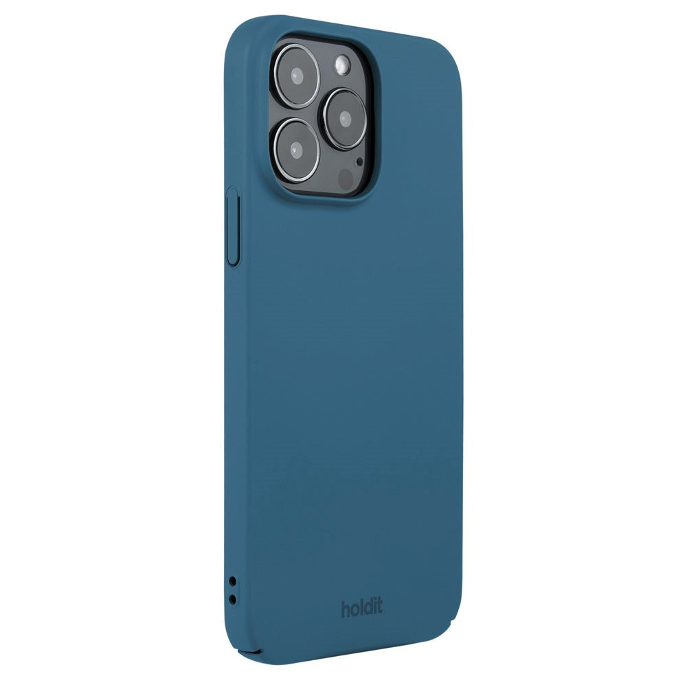 Holdit iPhone 15 Pro Max Slim Plastic Case - Denim Blue