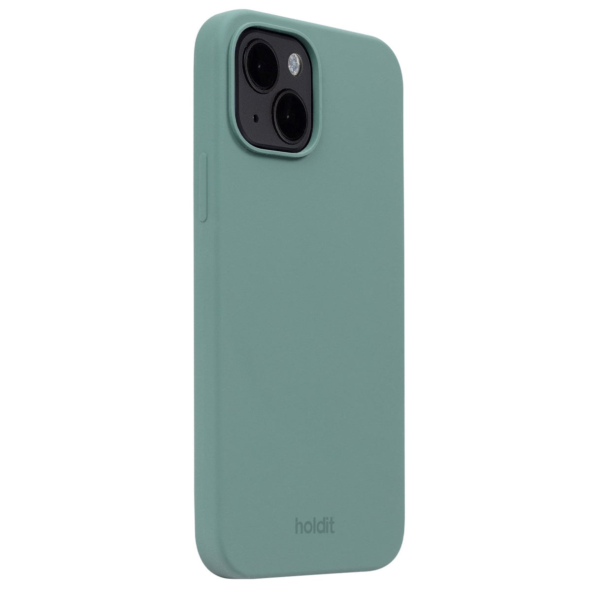 Holdit iPhone 15 Soft Touch Silicone Case - Moss Green