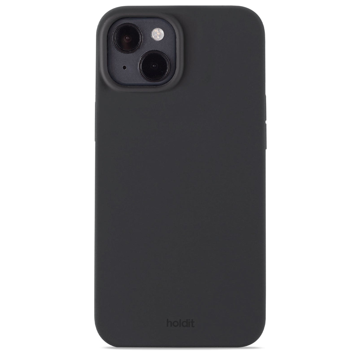 Holdit iPhone 15 Plus Soft Touch Silicone Case - Black