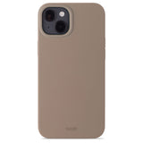 Holdit iPhone 15 Plus Soft Touch Silicone Case - Mocha Brown