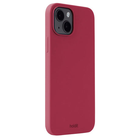 Holdit iPhone 15 Plus Soft Touch Silikone Case - Red Velvet