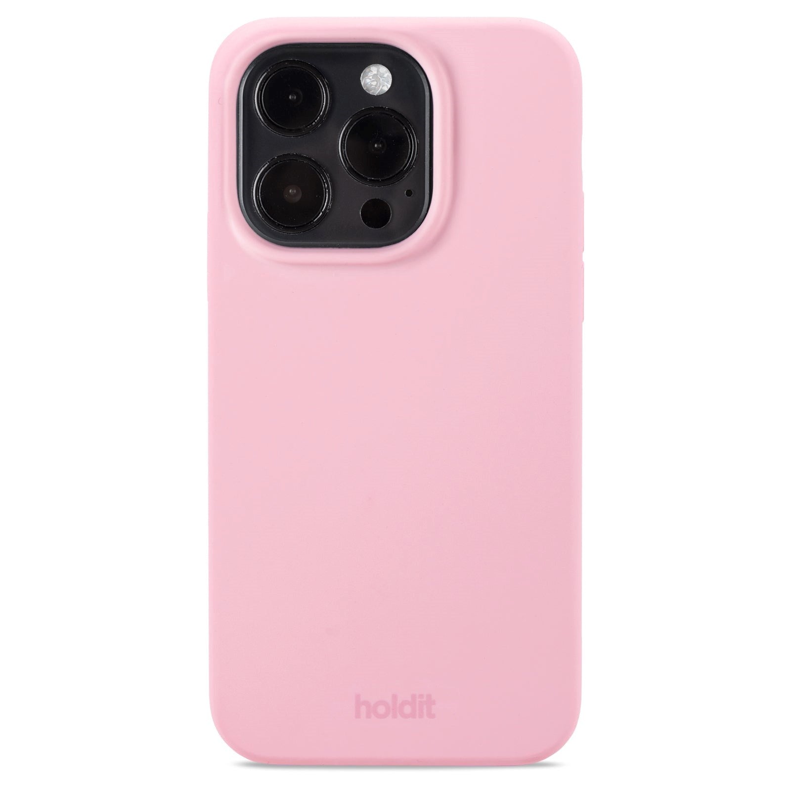 Holdit iPhone 15 Pro Soft Touch Silicone Case - Pink