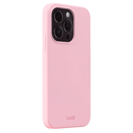 Holdit iPhone 15 Pro Soft Touch Silicone Case - Pink