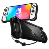 Spigen Nintendo Switch OLED Rugged Armor Case - Black