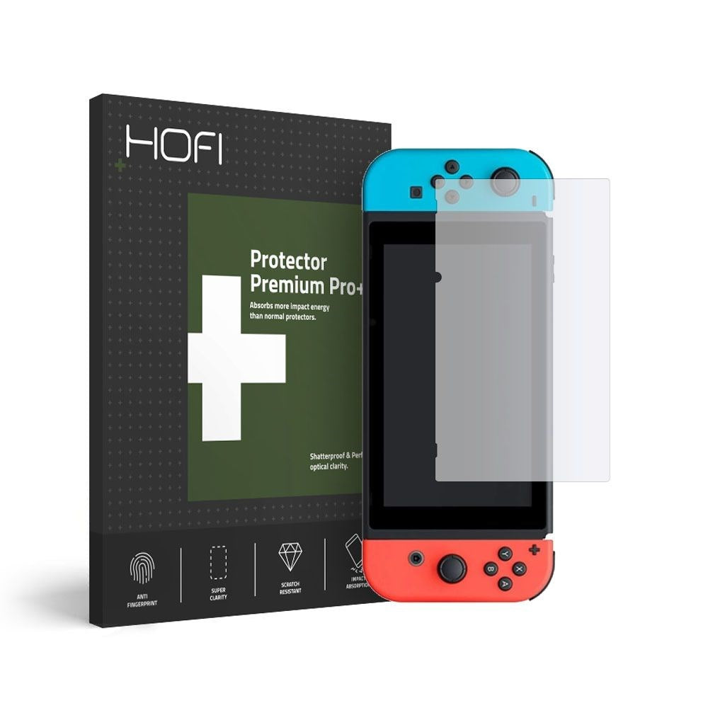 Hofi Glass Pro + Nintendo Switch Screen Protector - Case Friendly - Transparent