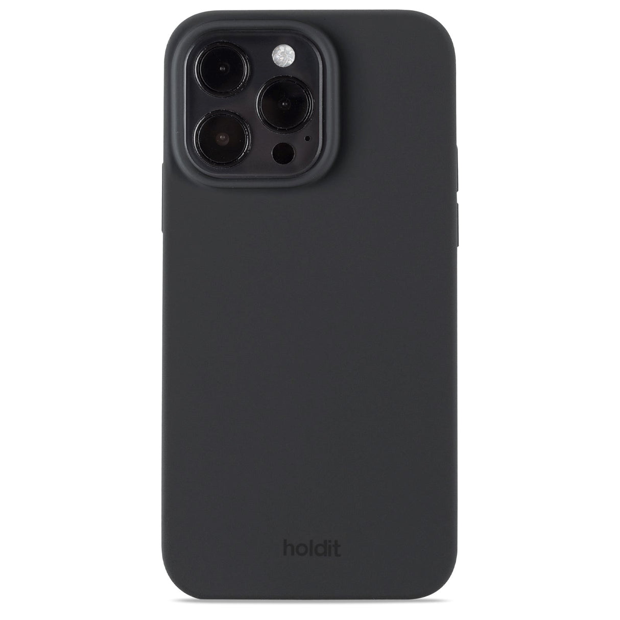 Holdit iPhone 15 Pro Max Soft Touch Silicone Case - Black