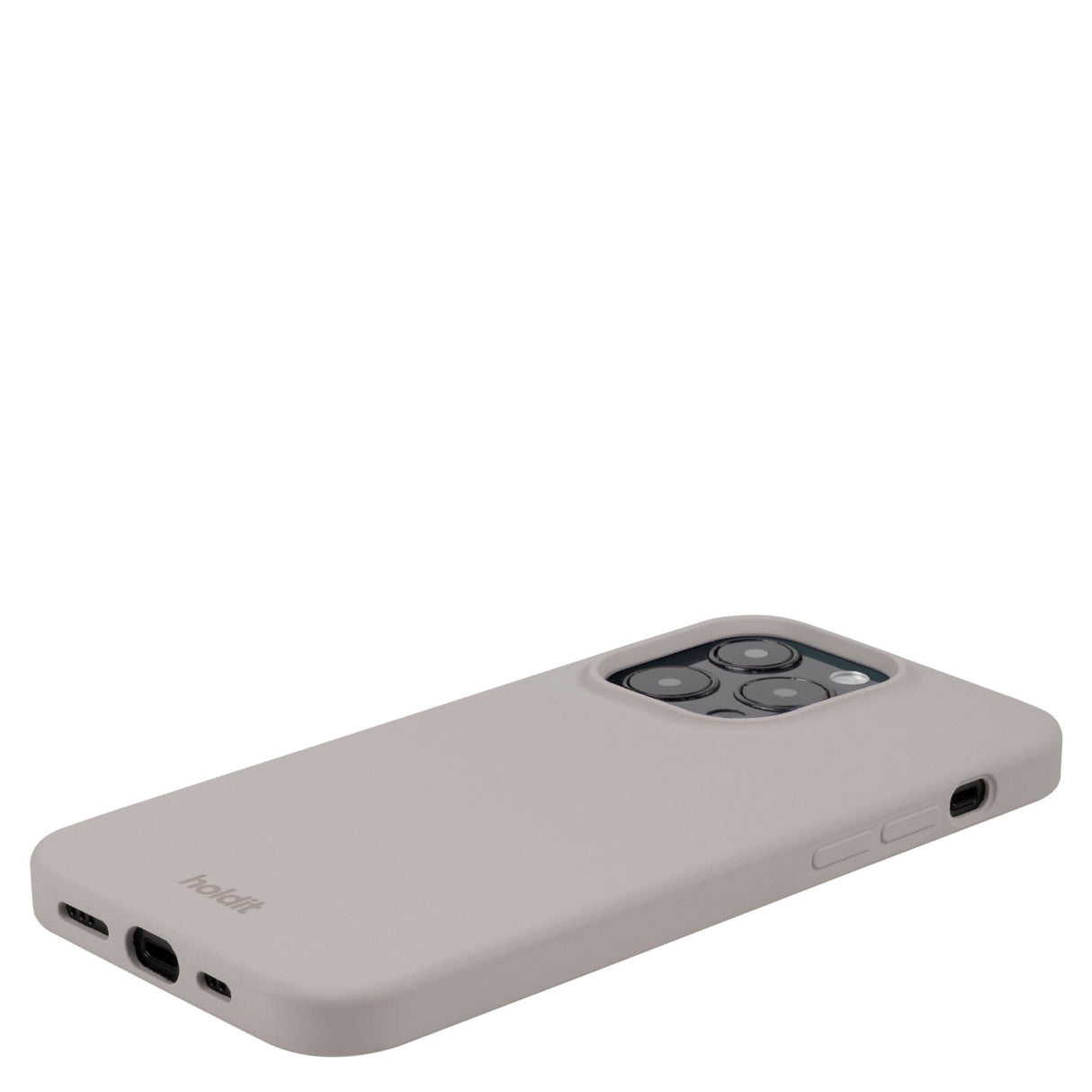 Holdit iPhone 15 Pro Max Soft Touch Silicone Case - Taupe