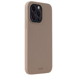 Holdit iPhone 15 Pro Max Soft Touch Silicone Case - Mocha Brown