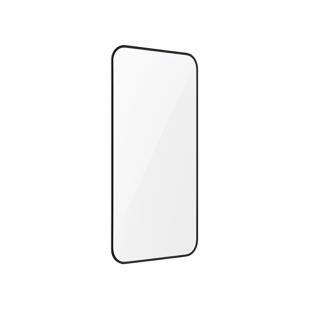 Holdit iPhone 15 Pro Tempered Glass Screen Protector 3D - Case Friendly - Transparent / Black Edges