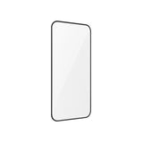 Holdit iPhone 15 Pro Max Tempered Glass Screen Protector 3D - Case Friendly - Transparent / Black Edges