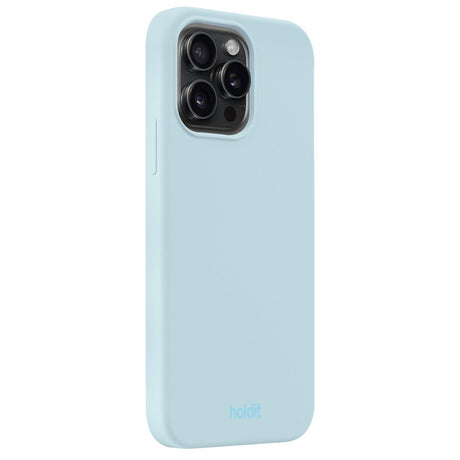 Holdit iPhone 14 Pro Max Soft Touch Silikone Case - Mineral Blue