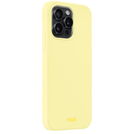 Holdit iPhone 15 Pro Max Soft Touch Silikone Case - Lemonade