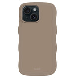 Holdit iPhone 15 Plus / 14 Plus Wavy Case - Mocha Brown