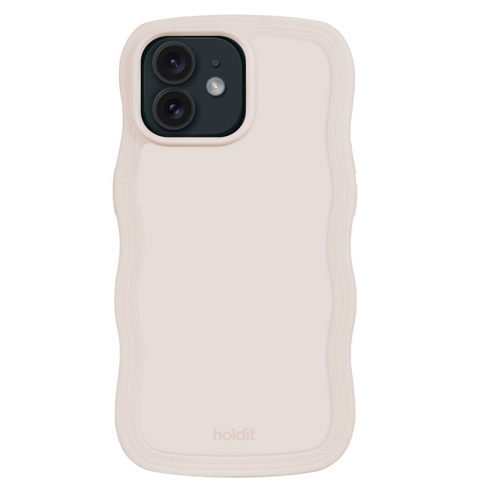 Holdit iPhone 12 / 12 Pro Wavy Case - Light Beige