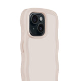 Holdit iPhone 15 / 14 / 13 Wavy Case - Light Beige