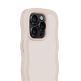 Holdit iPhone 14 Pro Wavy Case - Light Beige