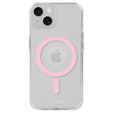 Holdit iPhone 15 / 14 / 13 MagSafe Case - Transparent / Pink