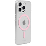 Holdit iPhone 15 Pro Max MagSafe Case - Transparent / Pink