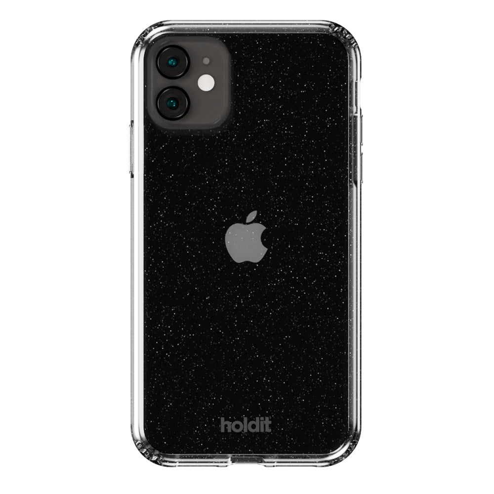 Holdit iPhone 11 / XR Glitter Case - Black