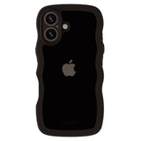 Holdit iPhone 16 Wavy Case - Black / Transparent