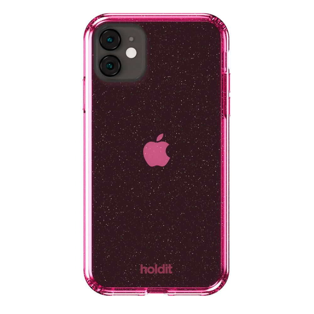 Holdit iPhone 11 / XR Glitter Case - Pink