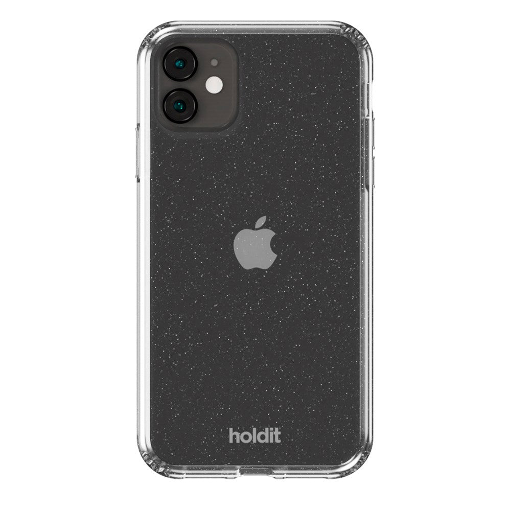 Holdit iPhone 11 / XR Glitter Case - White