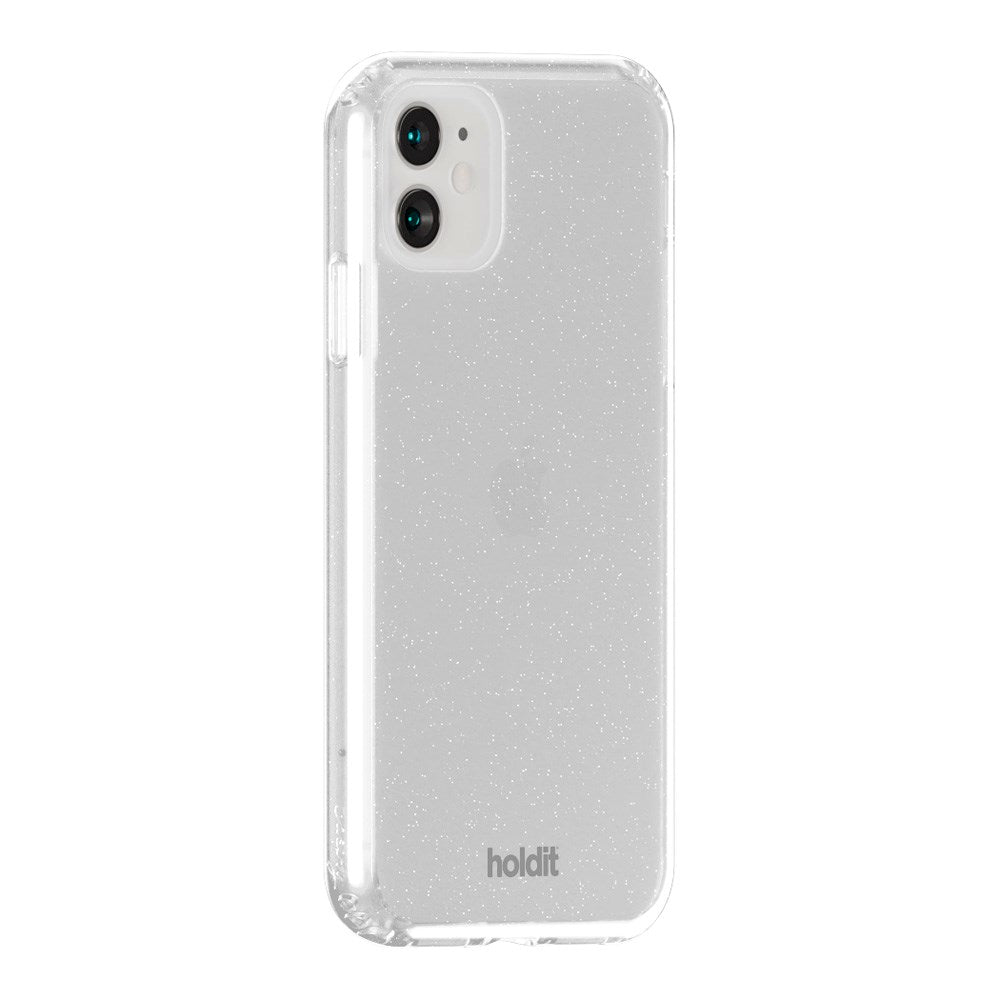 Holdit iPhone 11 / XR Glitter Case - White