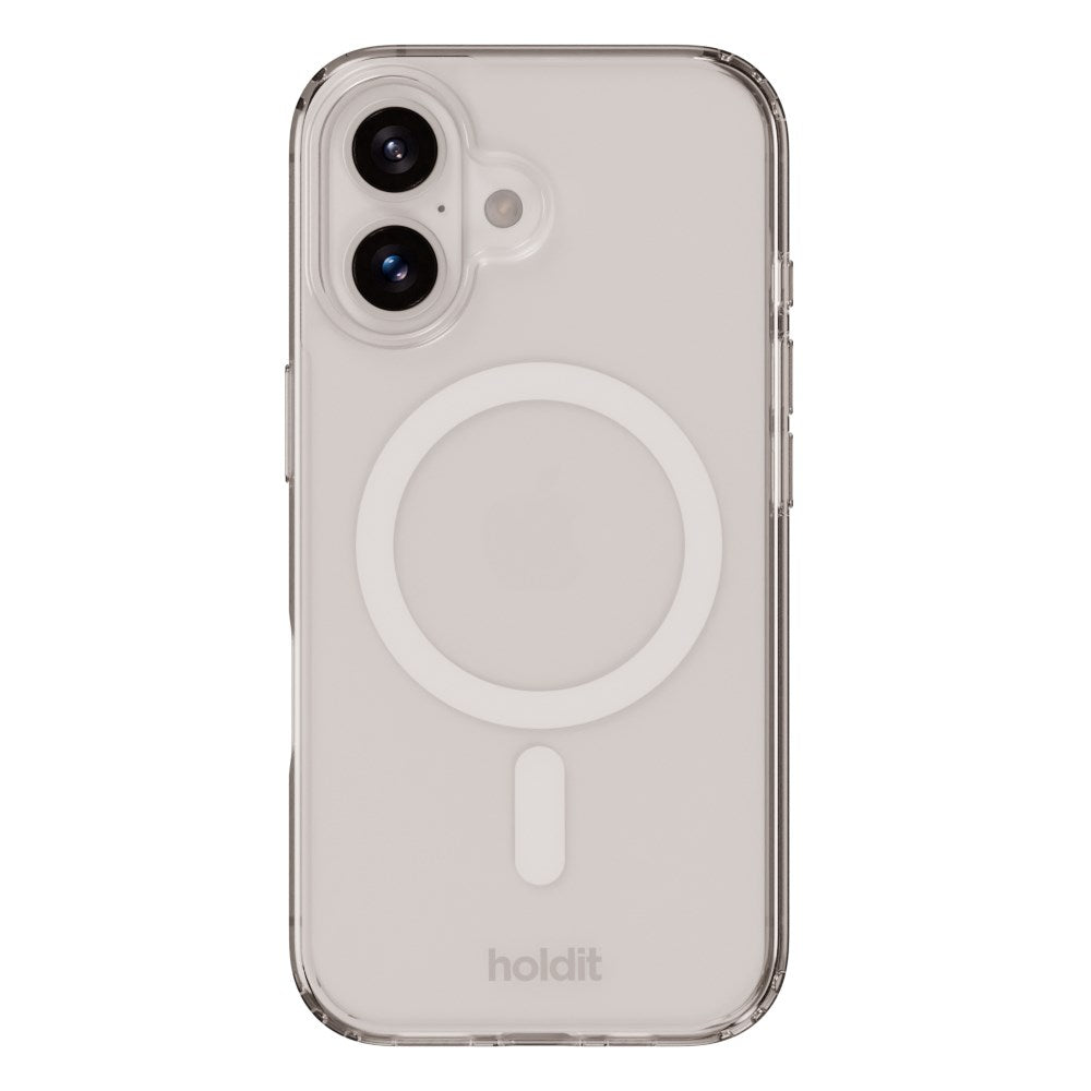 Holdit iPhone 16 MagSafe Case - Transparent / White