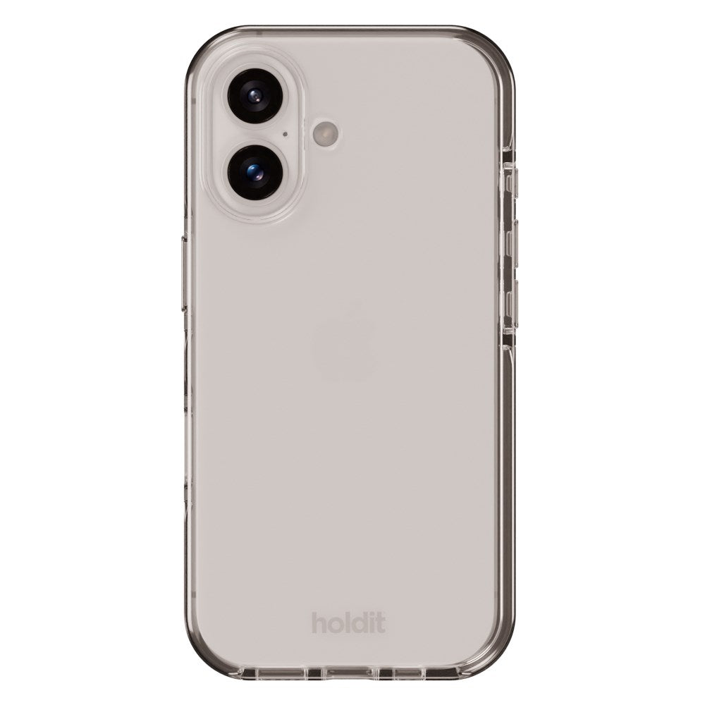 Holdit iPhone 16 Plus Seethru Case - White