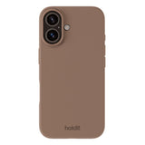 Holdit iPhone 16 Soft Touch Silikone Case - Mocha Brown