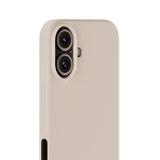 Holdit iPhone 16 Soft Touch Silikone Case - Light Beige