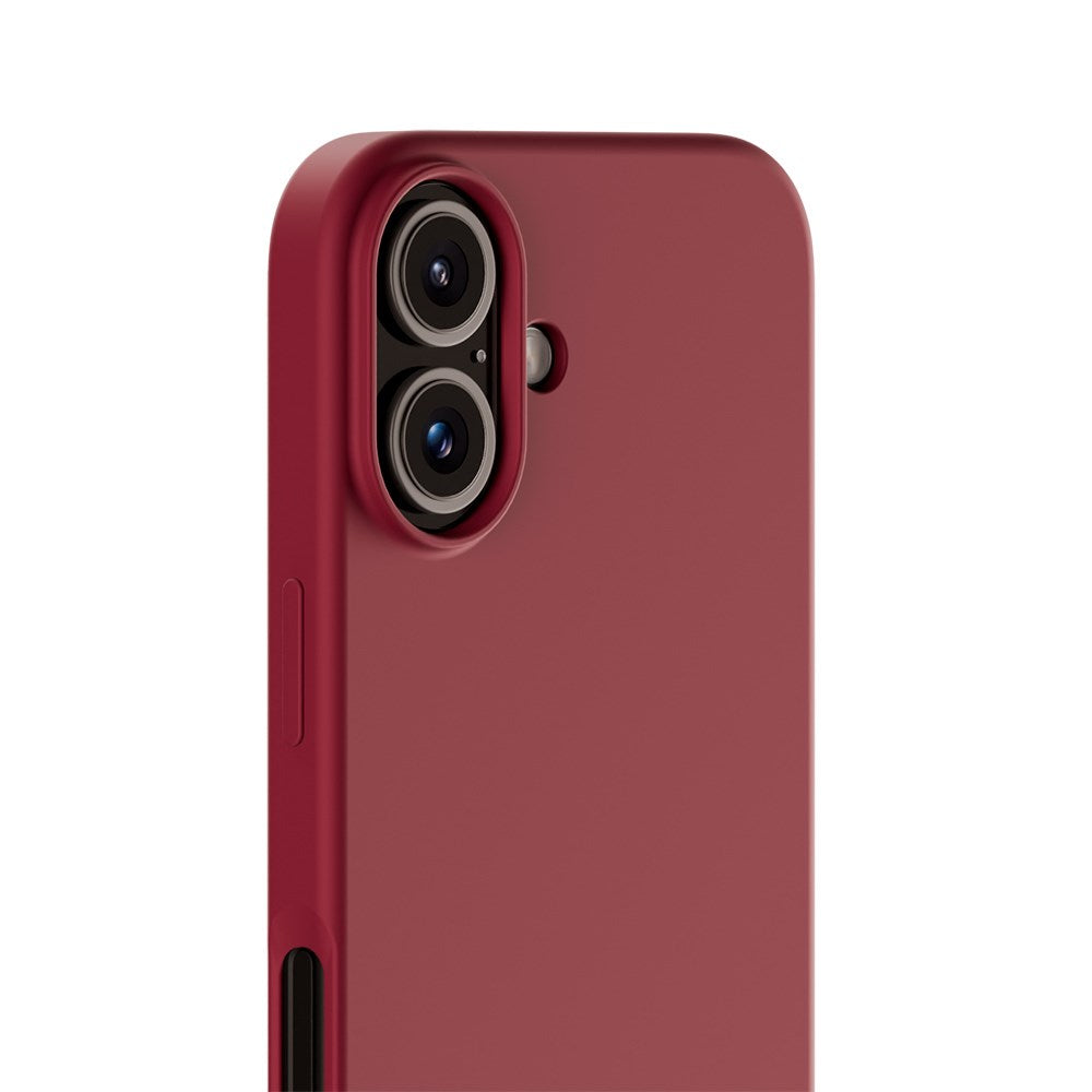 Holdit iPhone 16 Soft Touch Silikone Case - Red Velvet