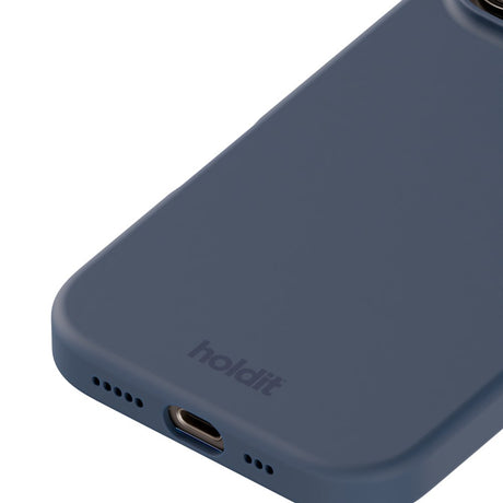 Holdit iPhone 16 Pro Max Soft Touch Silikone Case - Pacific Blue