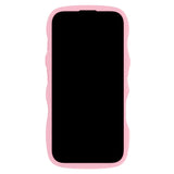 Holdit iPhone 16 Wavy Case - Pink  / Transparent