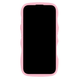 Holdit iPhone 16 Plus Wavy Case - Plus Pink/Transparent