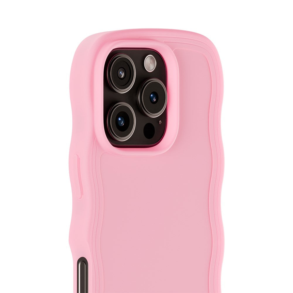 Holdit iPhone 16 Pro Wavy Case - Pink