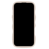 Holdit iPhone 16 Pro Wavy Case - Light Beige