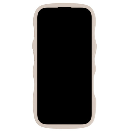 Holdit iPhone 16 Pro Wavy Case - Light Beige