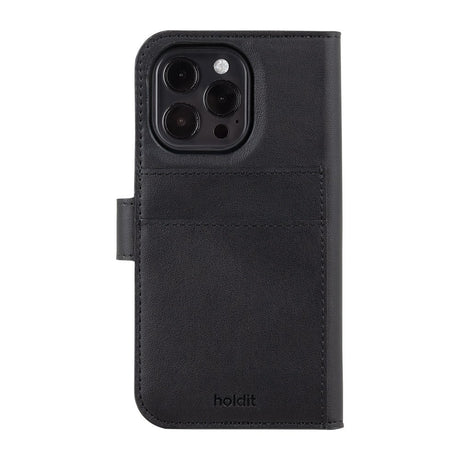 Holdit iPhone 16 Pro Wallet Case Magnet Plus - Flip Case - Black