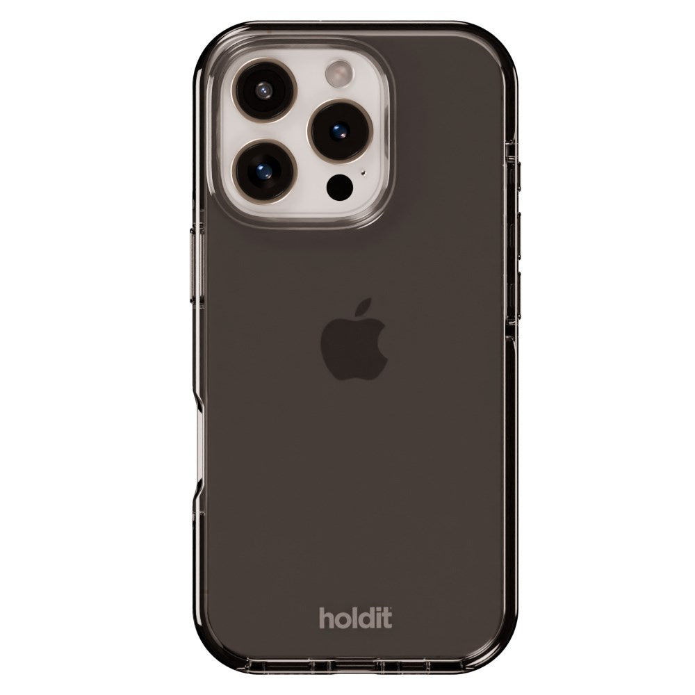 Holdit iPhone 16 Pro Seethru Case - Black