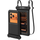 Tech-Protect Floating Waterproof Case - Max.: 185 x 110mm - Black