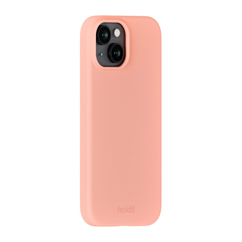Holdit iPhone 15 Soft Touch Silikone Case - Pink Grape
