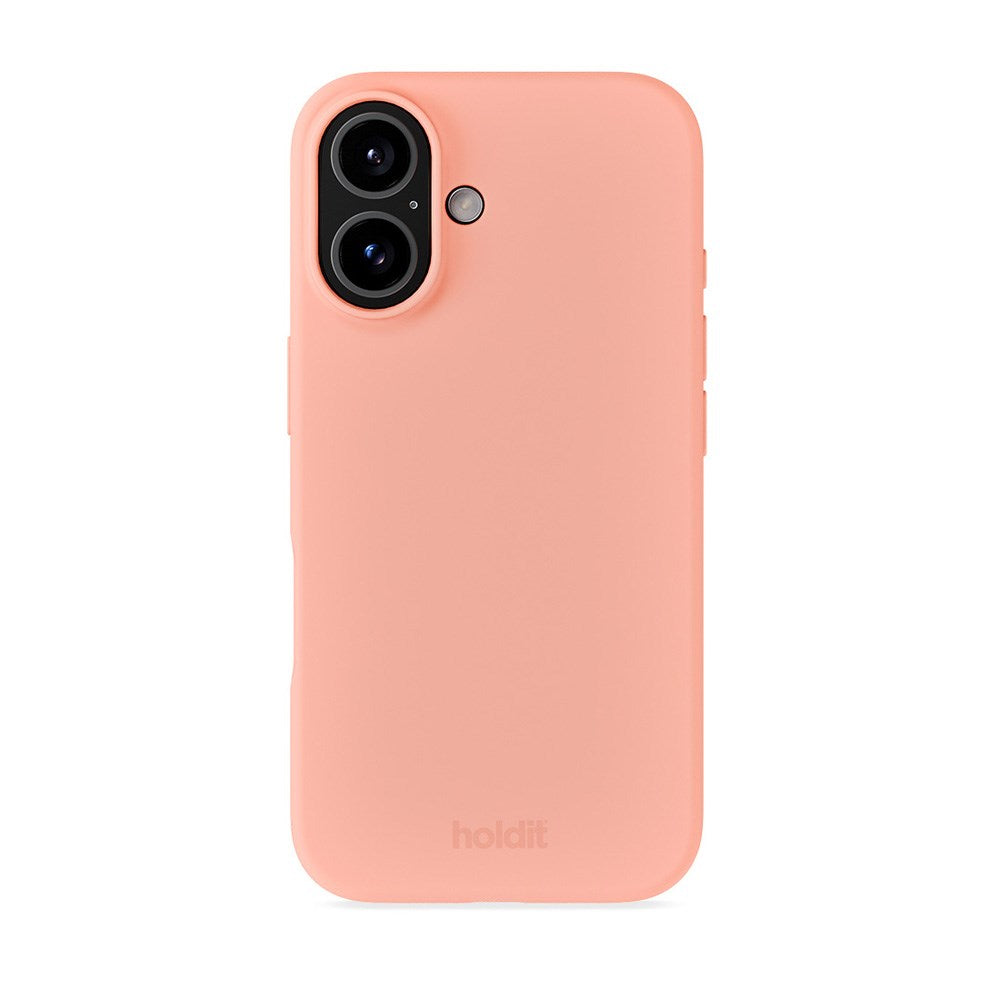 Holdit iPhone 16 Soft Touch Silikone Case - Pink Grape