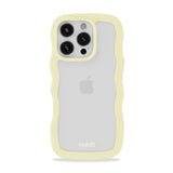 Holdit iPhone 16 Pro Max Wavy Case - Lemonade / Transparent