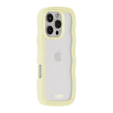 Holdit iPhone 16 Pro Max Wavy Case - Lemonade / Transparent